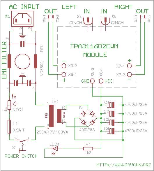 tpa3116d2 amplifier board circuit diagram tpa3116d2 amplifier board circuit diagram
