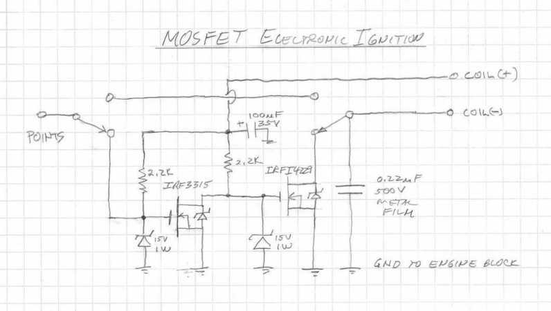 electronic ignition circuit diagram