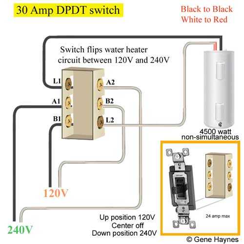 two pole switch wiring diagram