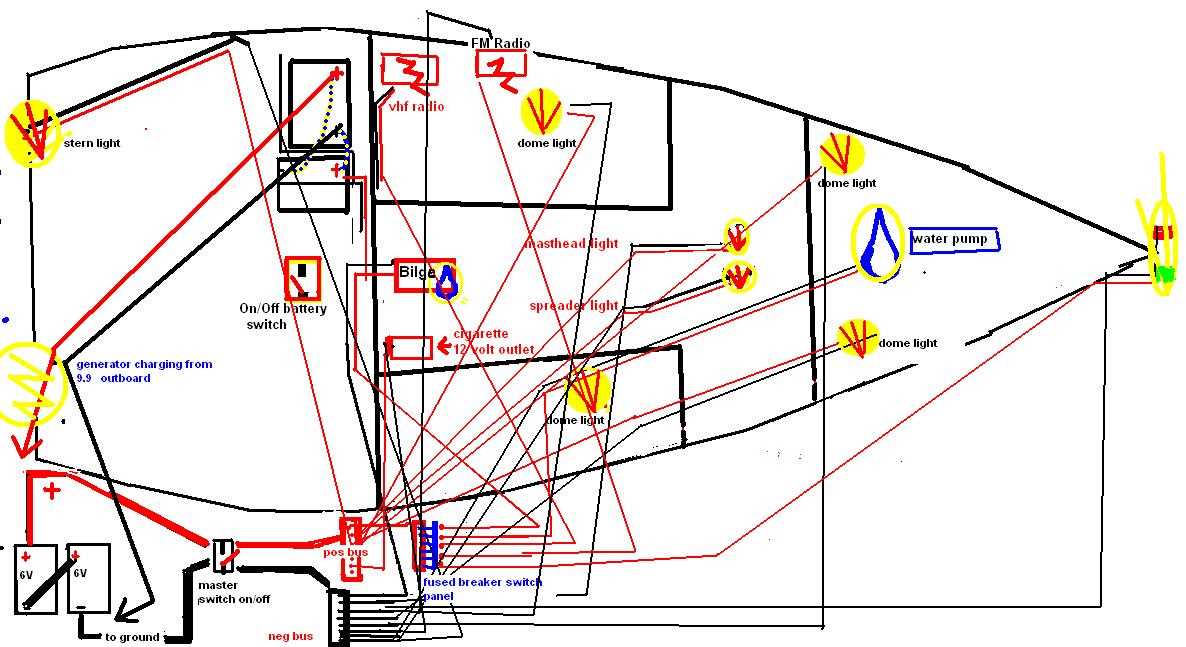 schematic boat wiring diagram