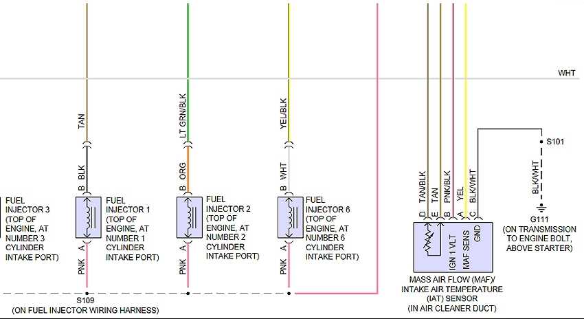 wiring diagram mass air flow sensor