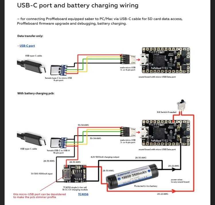 usb to usb wiring diagram