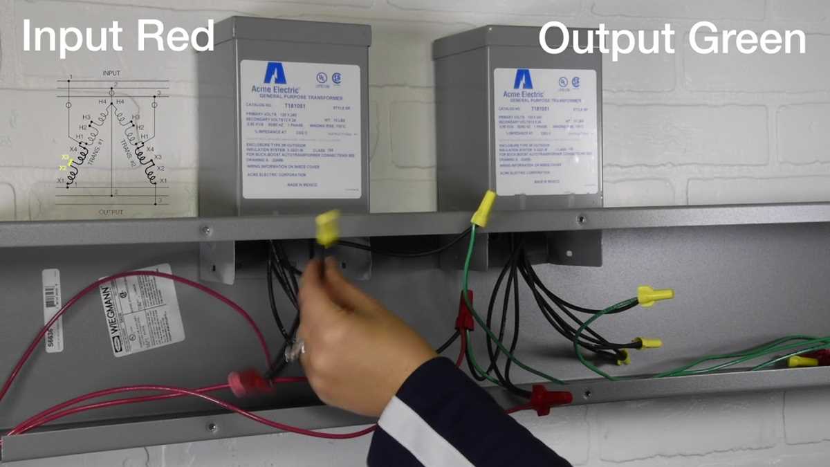buck boost transformer wiring diagram