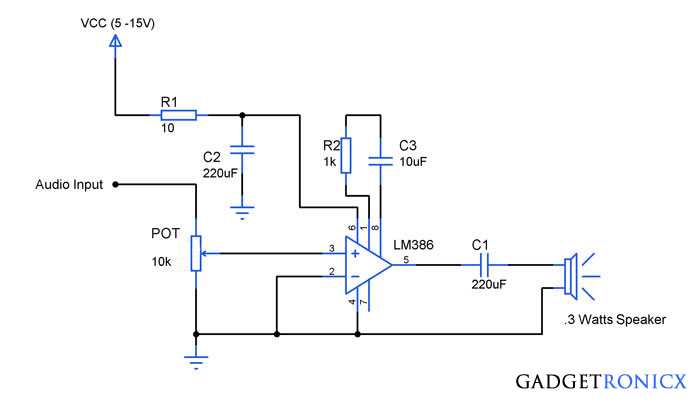 audio circuit diagram