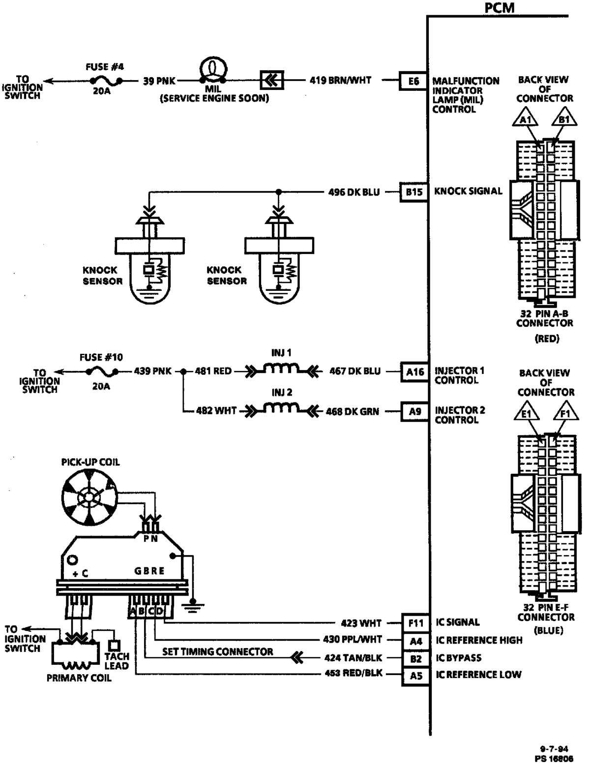 chevy s10 starter wiring diagram