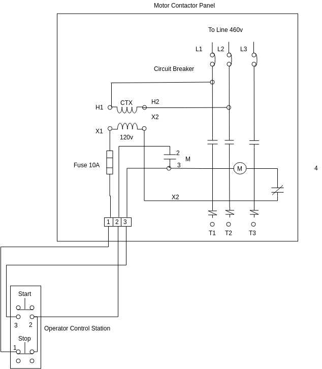 starter motor wiring diagram