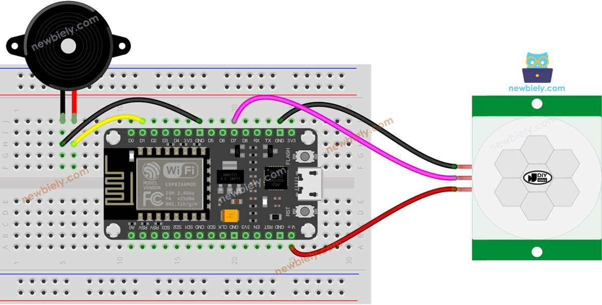 motion sensor circuit diagram