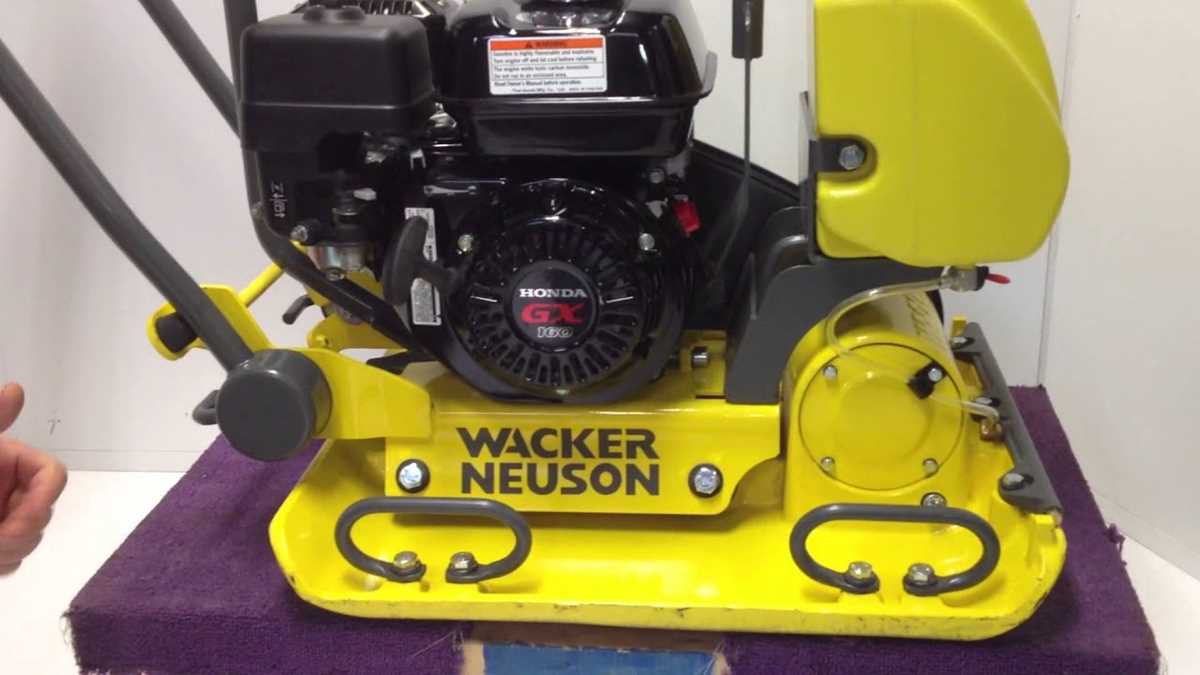 wacker neuson wp1550 parts diagram