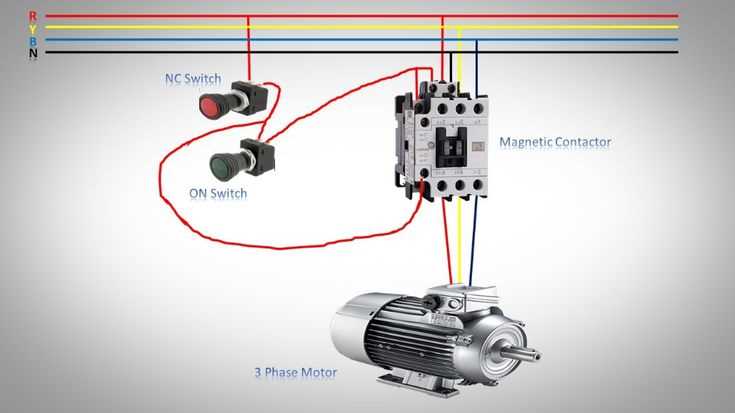 wiring 3 phase motor diagram