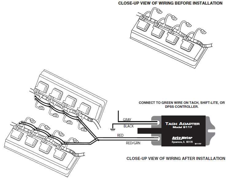 wiring a tachometer diagram