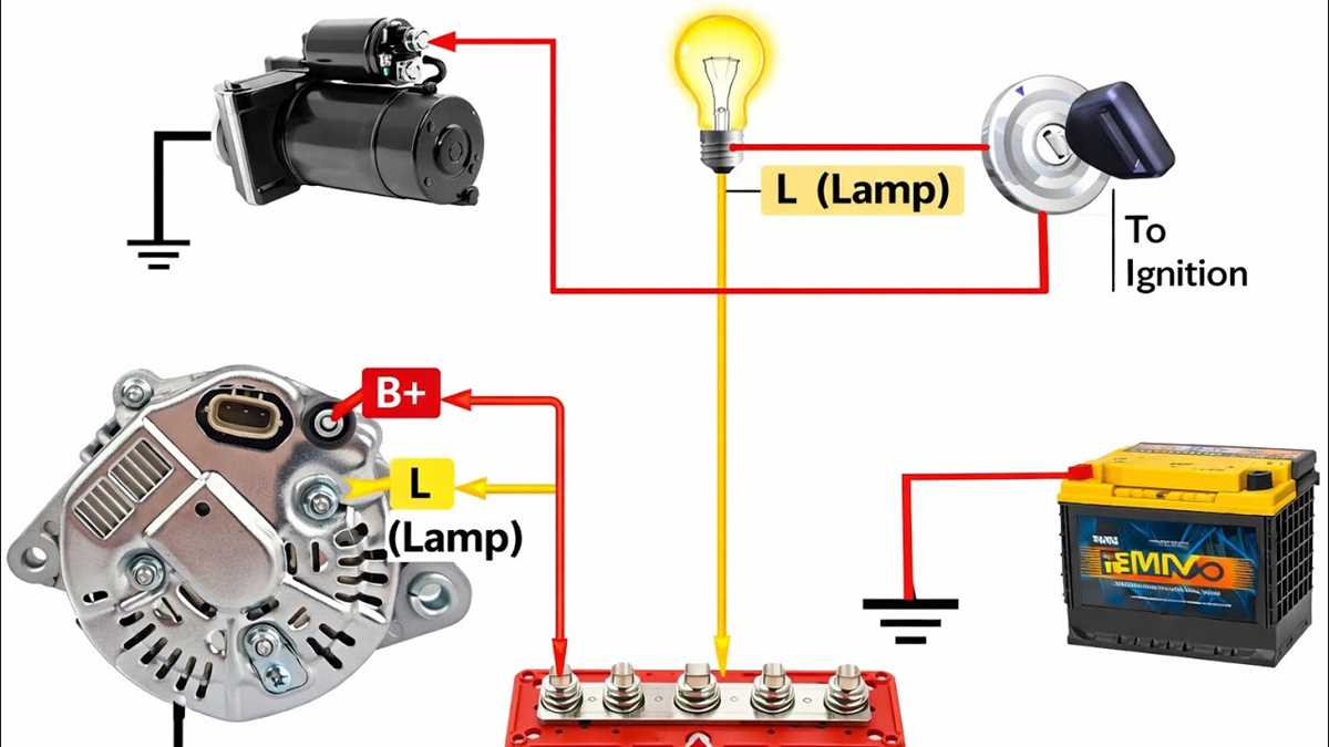 wiring an alternator diagram