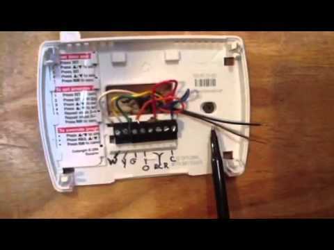 wiring diagram for a thermostat wiring diagram for a thermostat