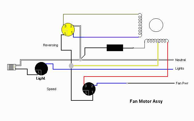 wiring diagram for ceiling fan