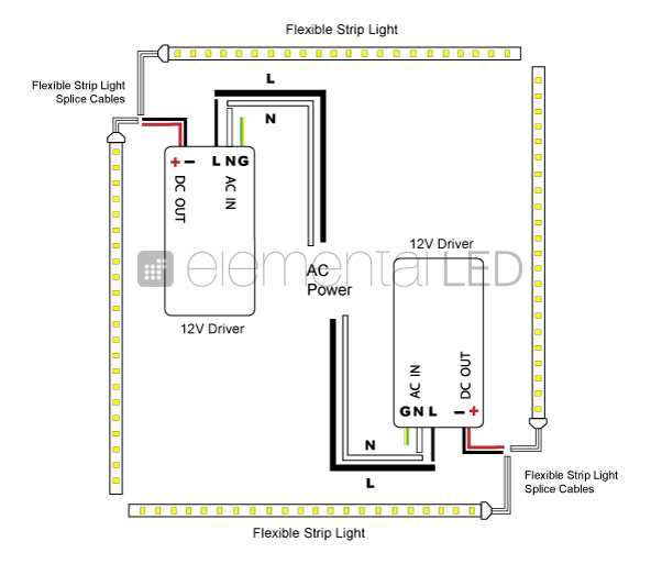wiring diagram for led lights