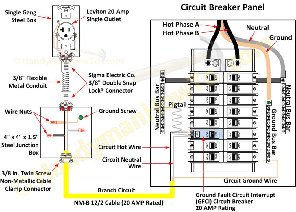 wiring diagram for outlet