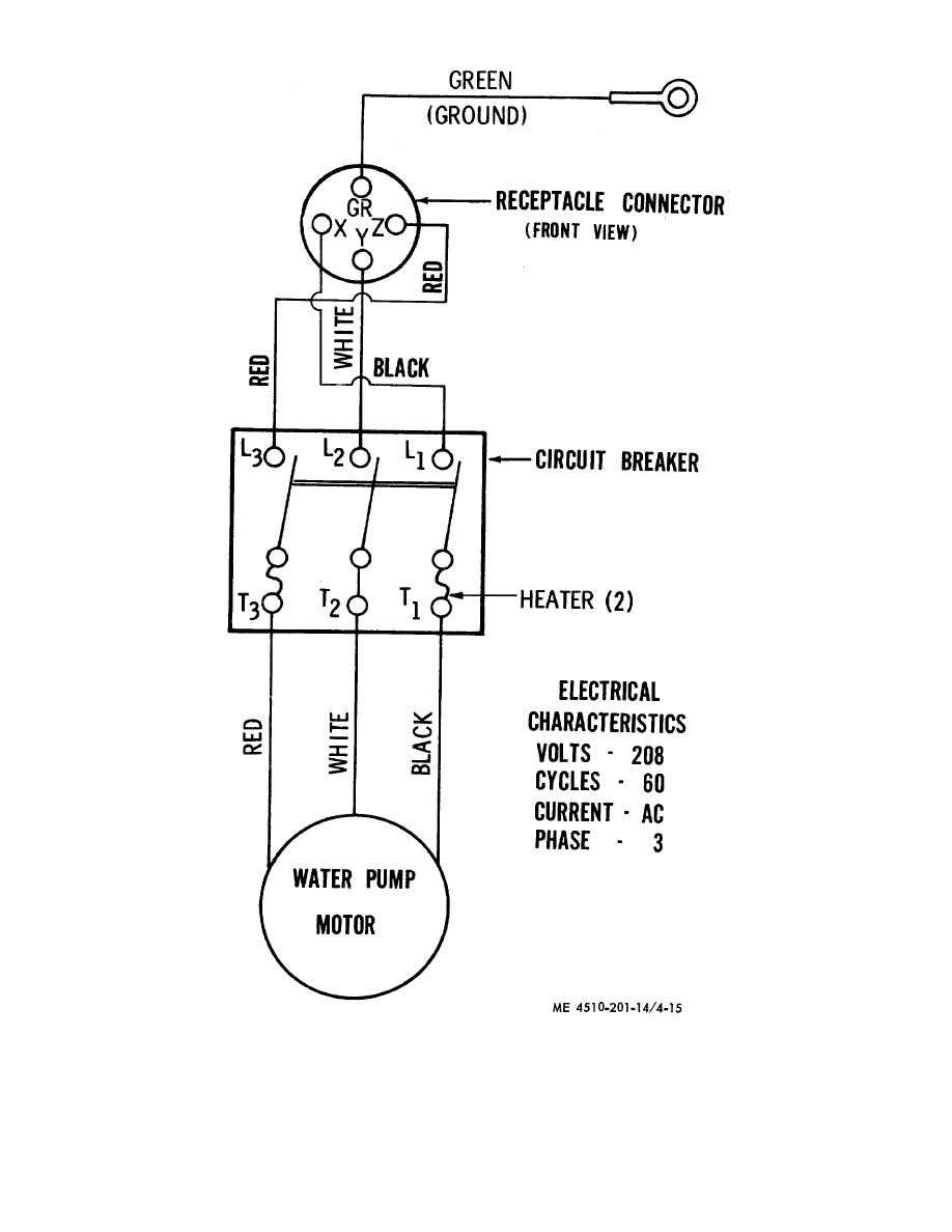 wiring diagram for water pump