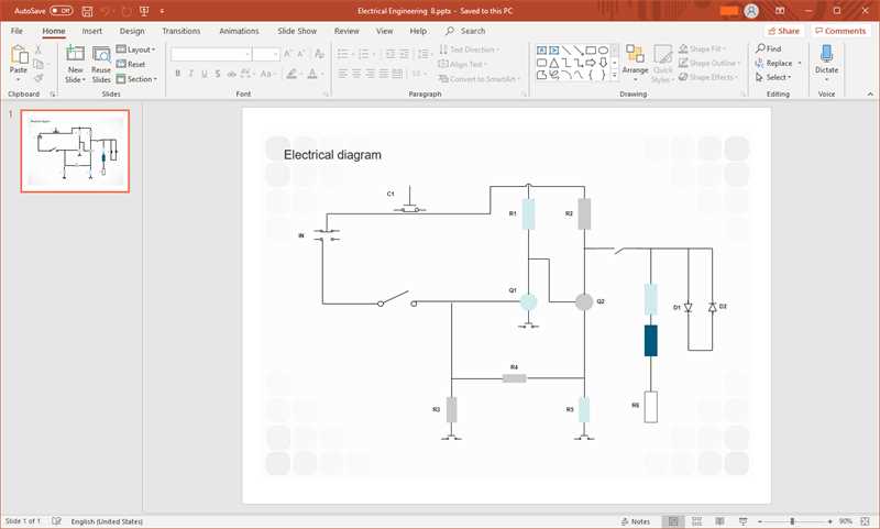 powerpoint circuit diagram
