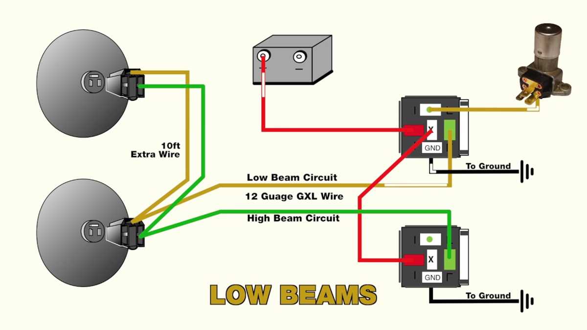 diagram headlight wiring