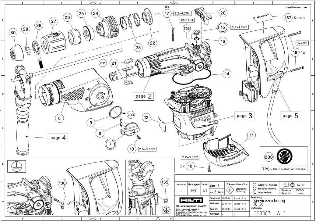 hilti dsh 600 x parts diagram