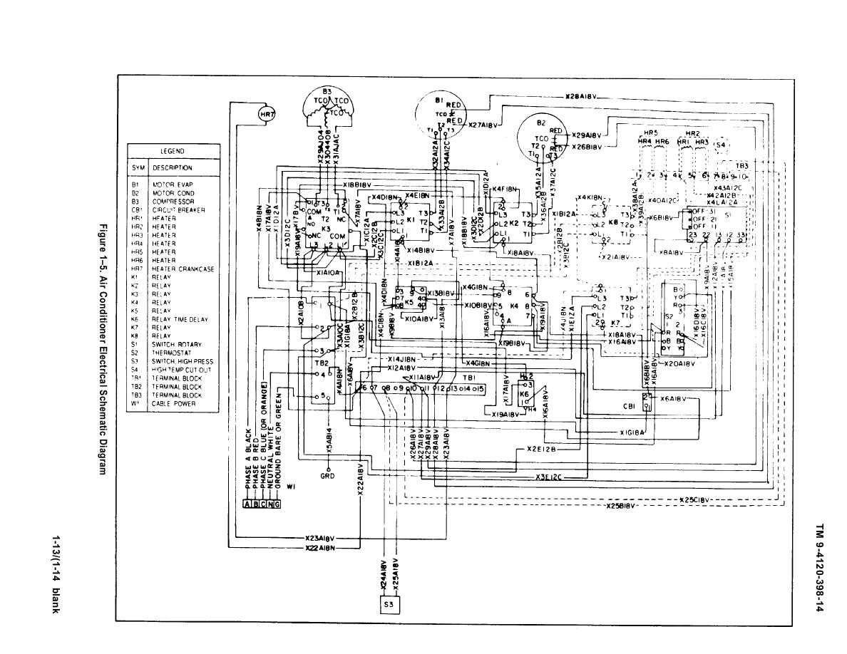 air conditioner electrical wiring diagram