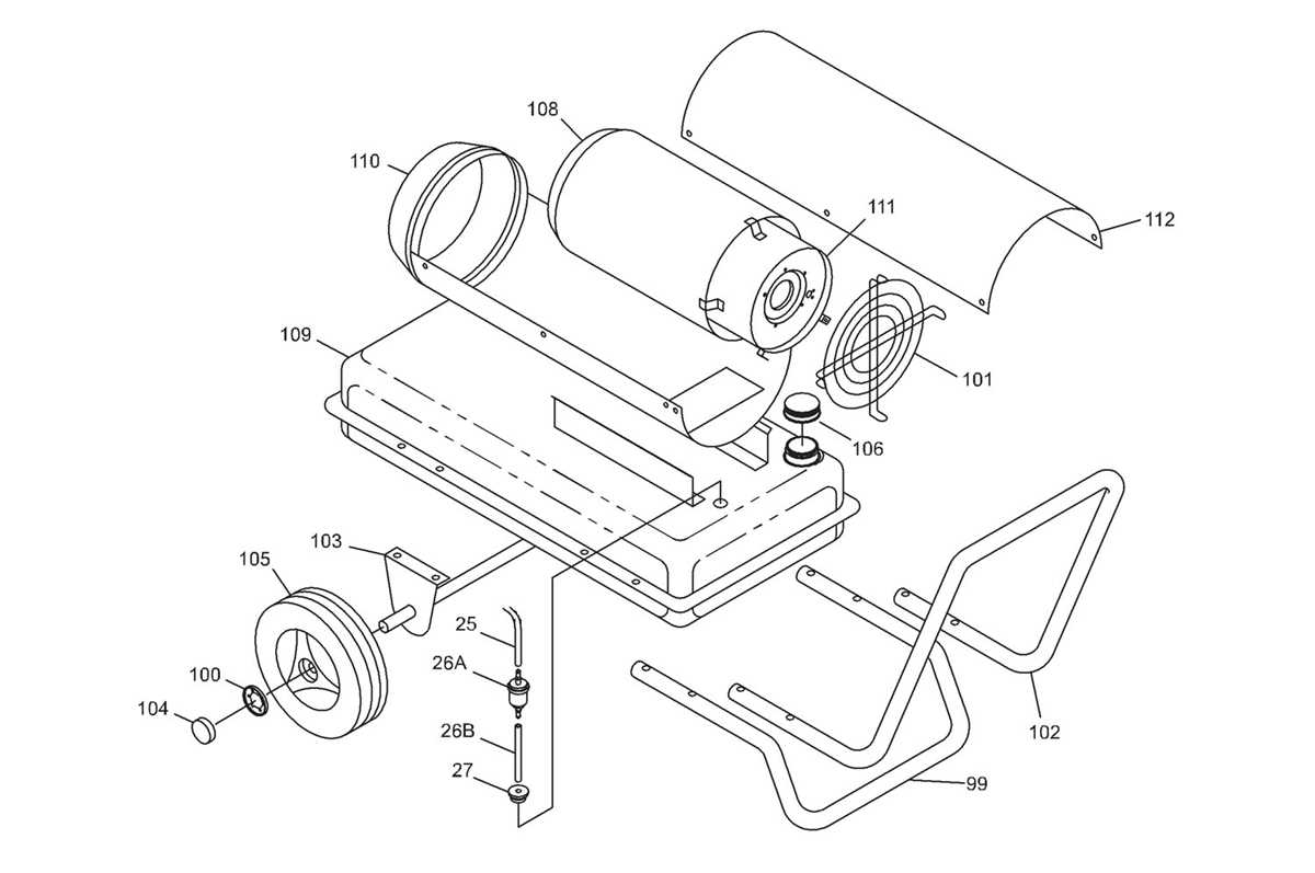 dyna glo heater parts diagram