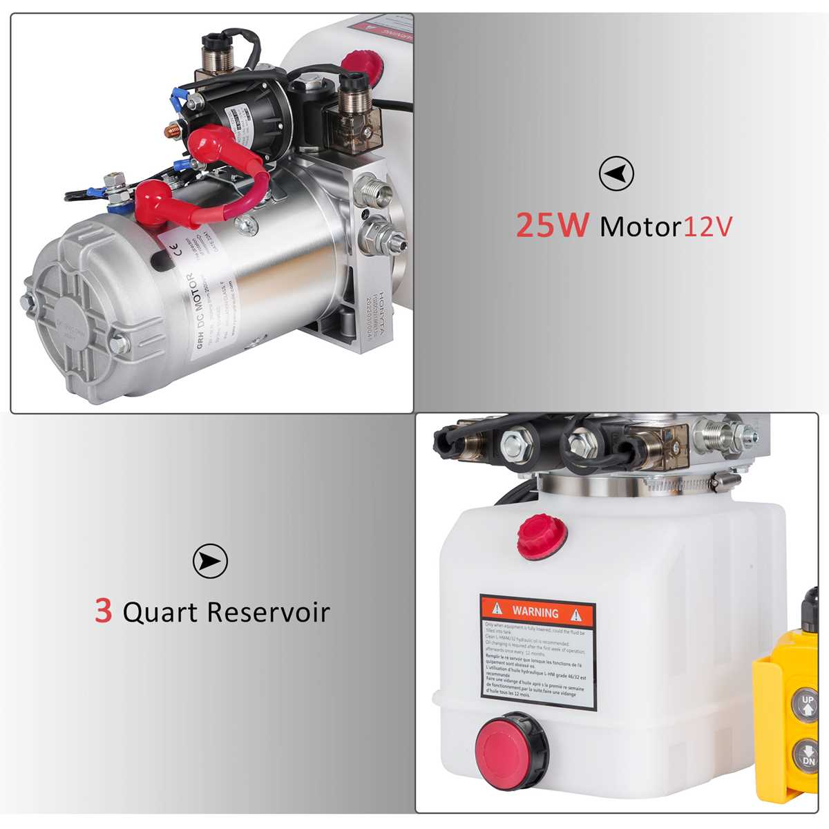 12 volt single acting hydraulic pump wiring diagram