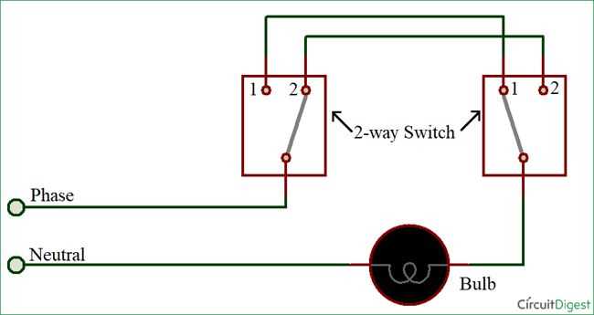 circuit with switch diagram