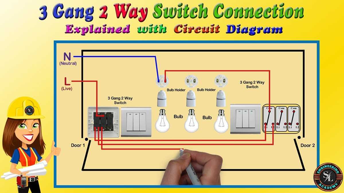 3 way light switch circuit diagram