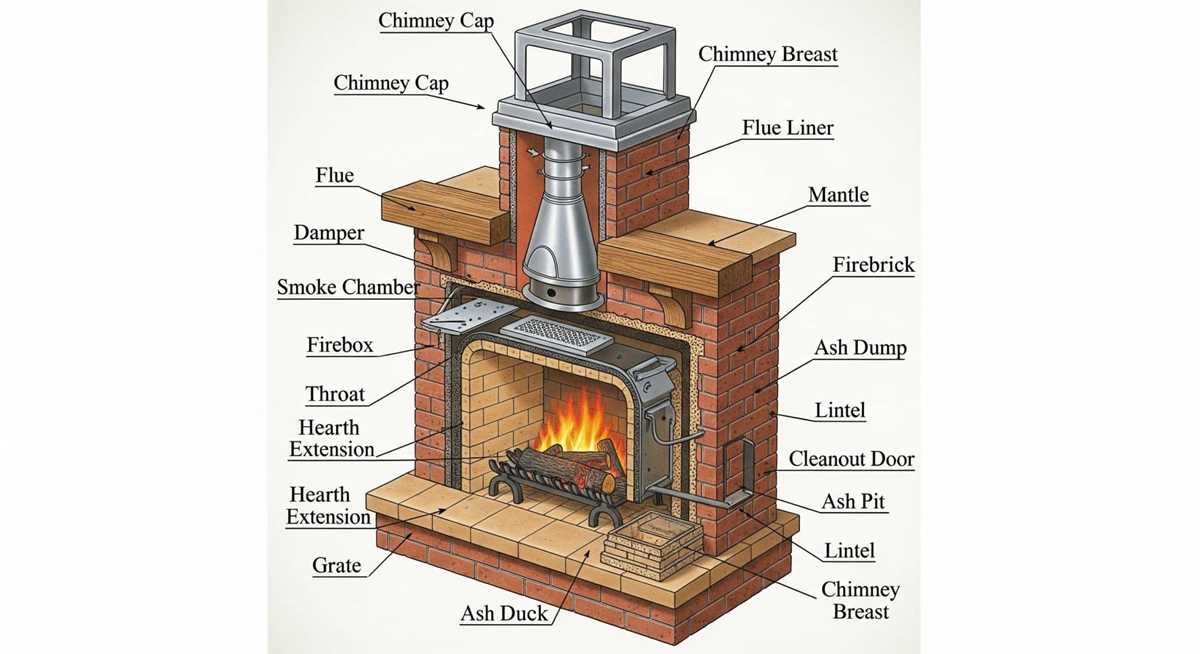 fireplace diagram parts fireplace diagram parts