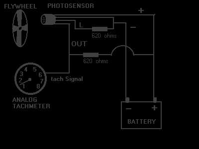 rpm tachometer wiring diagram