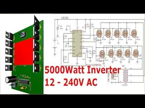 inverter circuit diagram 5000w