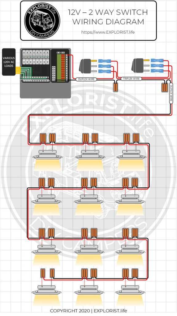 wiring diagrams for light switches