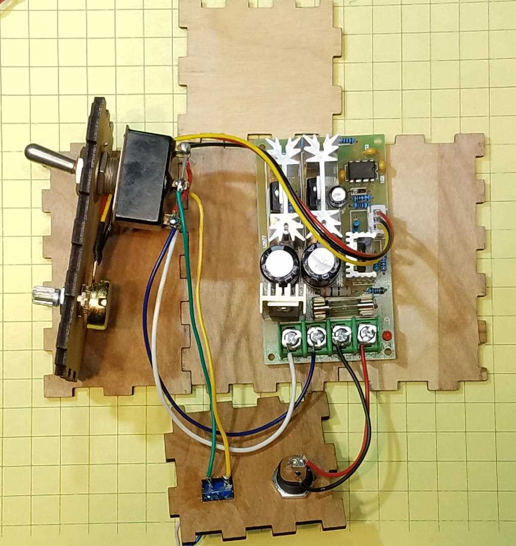 model railway controller circuit diagram